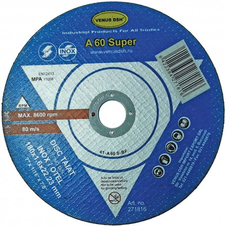DISC TAIAT INOX "SUPER" 41-A60 S-BF - 230X2X22.23 MM